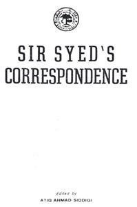 Sir Syed's Correspondence